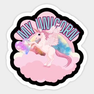 my unicorn Sticker